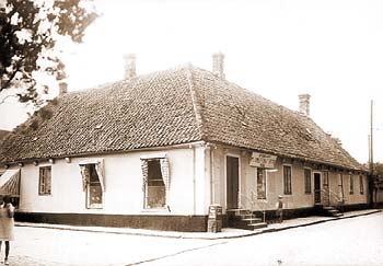 Västergatan - Norregatan 13, Åhus, tidigast omkr. 1925.