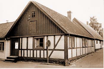 Västra Hamngatan - Sjögatan, Åhus, 1972,