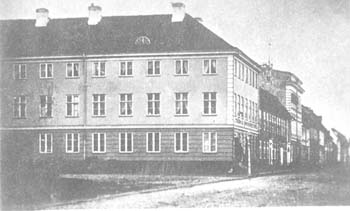 Hörnhuset, Norra Kaserngatan-Östra Storgatan 1, Kristianstad, senast omkr 1900.