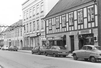 Trevåningshuset, Östra Storgatan 5, Kristianstad, 1982.