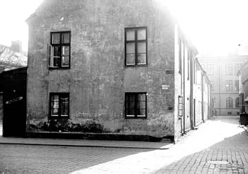 Tivoligatan-Östra Vallgatan 37A och 37B, Kristianstad, senast 1939.