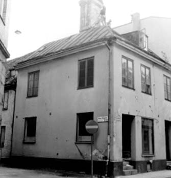 Västra Vallgatan - Cardellsgatan 6, Kristianstad, 1978.