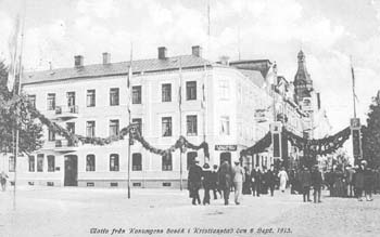 Christian IV:s gata 2 -Västra Boulevarden 9, Kristianstad, 1913.