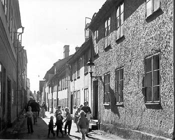 Västra Vallgatan, Kristianstad, 1954.