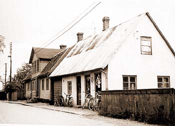 Västergatan 3, Åhus, 1954.