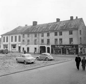 Döbelnsgatan 9 - Östra Vallgatan 32, Kristianstad, 1961.