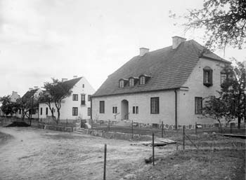 Norra Vallvägen 18 och 20, Kristianstad, trol. omkr. 1925.
