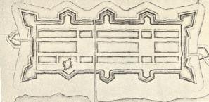 Äldsta stadsplanen över Kristianstad 1614