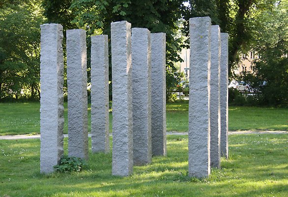 Konstverket Tempelkub av Bård Breivik