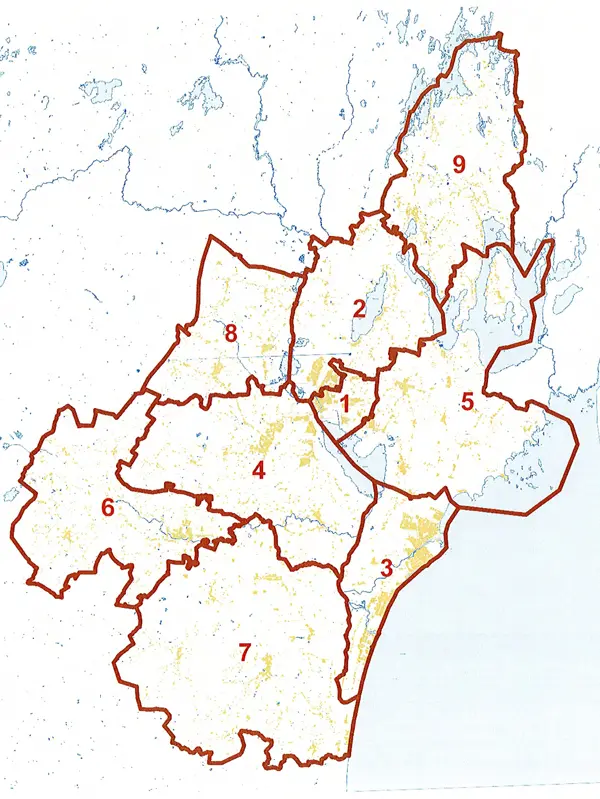 Nyckelkoder per område i Kristianstads kommun
